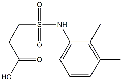 3-[(2,3-dimethylphenyl)sulfamoyl]propanoic acid 구조식 이미지