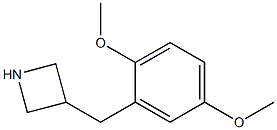 3-[(2,5-dimethoxyphenyl)methyl]azetidine Structure