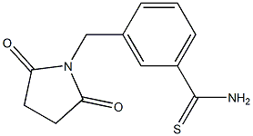 3-[(2,5-dioxopyrrolidin-1-yl)methyl]benzenecarbothioamide 구조식 이미지