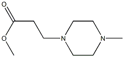 methyl 3-(4-methylpiperazin-1-yl)propanoate Structure