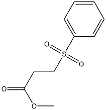 methyl 3-(benzenesulfonyl)propanoate Structure