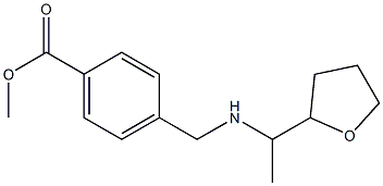 methyl 4-({[1-(oxolan-2-yl)ethyl]amino}methyl)benzoate 구조식 이미지