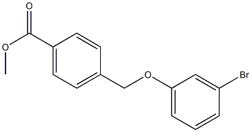 methyl 4-(3-bromophenoxymethyl)benzoate Structure