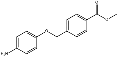 methyl 4-(4-aminophenoxymethyl)benzoate 구조식 이미지