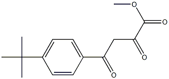 methyl 4-(4-tert-butylphenyl)-2,4-dioxobutanoate 구조식 이미지