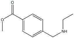 methyl 4-[(ethylamino)methyl]benzoate Structure