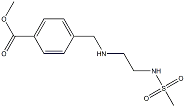 methyl 4-{[(2-methanesulfonamidoethyl)amino]methyl}benzoate 구조식 이미지