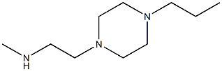 methyl[2-(4-propylpiperazin-1-yl)ethyl]amine 구조식 이미지