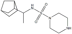 N-(1-{bicyclo[2.2.1]heptan-2-yl}ethyl)piperazine-1-sulfonamide 구조식 이미지