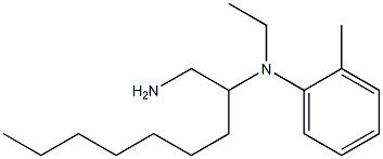 N-(1-aminononan-2-yl)-N-ethyl-2-methylaniline Structure