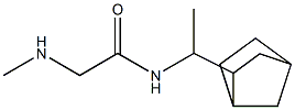 N-(1-bicyclo[2.2.1]hept-2-ylethyl)-2-(methylamino)acetamide 구조식 이미지