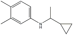 N-(1-cyclopropylethyl)-3,4-dimethylaniline 구조식 이미지