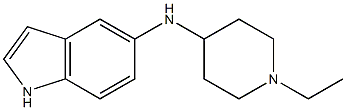 N-(1-ethylpiperidin-4-yl)-1H-indol-5-amine 구조식 이미지