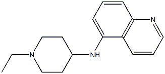 N-(1-ethylpiperidin-4-yl)quinolin-5-amine Structure