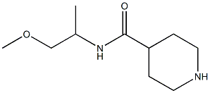 N-(1-methoxypropan-2-yl)piperidine-4-carboxamide Structure