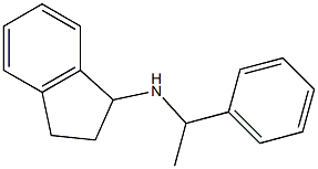 N-(1-phenylethyl)-2,3-dihydro-1H-inden-1-amine 구조식 이미지