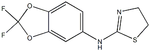 N-(2,2-difluoro-2H-1,3-benzodioxol-5-yl)-4,5-dihydro-1,3-thiazol-2-amine Structure