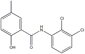 N-(2,3-dichlorophenyl)-2-hydroxy-5-methylbenzamide 구조식 이미지