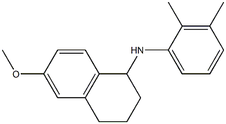 N-(2,3-dimethylphenyl)-6-methoxy-1,2,3,4-tetrahydronaphthalen-1-amine 구조식 이미지