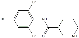 N-(2,4,6-tribromophenyl)piperidine-3-carboxamide 구조식 이미지