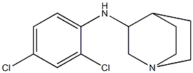 N-(2,4-dichlorophenyl)-1-azabicyclo[2.2.2]octan-3-amine 구조식 이미지