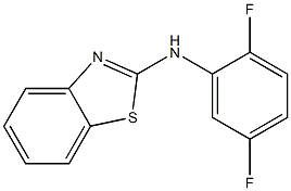 N-(2,5-difluorophenyl)-1,3-benzothiazol-2-amine Structure