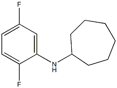 N-(2,5-difluorophenyl)cycloheptanamine Structure