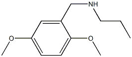 N-(2,5-dimethoxybenzyl)-N-propylamine 구조식 이미지