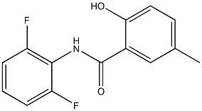 N-(2,6-difluorophenyl)-2-hydroxy-5-methylbenzamide Structure