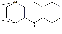 N-(2,6-dimethylcyclohexyl)-1-azabicyclo[2.2.2]octan-3-amine 구조식 이미지