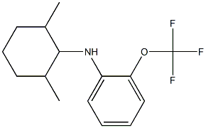 N-(2,6-dimethylcyclohexyl)-2-(trifluoromethoxy)aniline 구조식 이미지