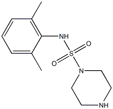 N-(2,6-dimethylphenyl)piperazine-1-sulfonamide 구조식 이미지