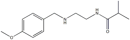 N-(2-{[(4-methoxyphenyl)methyl]amino}ethyl)-2-methylpropanamide Structure