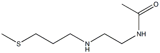 N-(2-{[3-(methylsulfanyl)propyl]amino}ethyl)acetamide 구조식 이미지