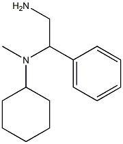 N-(2-amino-1-phenylethyl)-N-methylcyclohexanamine 구조식 이미지