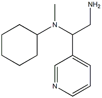 N-(2-amino-1-pyridin-3-ylethyl)-N-cyclohexyl-N-methylamine Structure