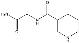 N-(2-amino-2-oxoethyl)piperidine-3-carboxamide 구조식 이미지