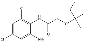 N-(2-amino-4,6-dichlorophenyl)-2-[(2-methylbutan-2-yl)oxy]acetamide Structure