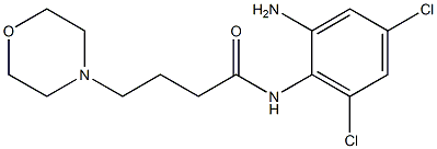 N-(2-amino-4,6-dichlorophenyl)-4-(morpholin-4-yl)butanamide Structure
