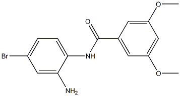 N-(2-amino-4-bromophenyl)-3,5-dimethoxybenzamide 구조식 이미지