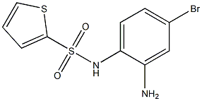 N-(2-amino-4-bromophenyl)thiophene-2-sulfonamide Structure