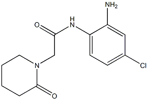 N-(2-amino-4-chlorophenyl)-2-(2-oxopiperidin-1-yl)acetamide 구조식 이미지