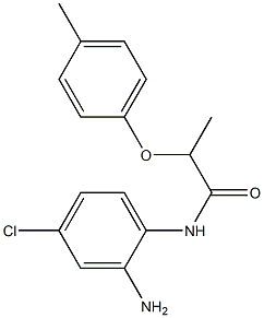 N-(2-amino-4-chlorophenyl)-2-(4-methylphenoxy)propanamide 구조식 이미지