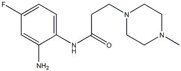 N-(2-amino-4-fluorophenyl)-3-(4-methylpiperazin-1-yl)propanamide Structure