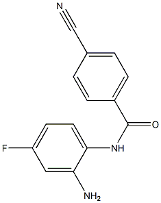 N-(2-amino-4-fluorophenyl)-4-cyanobenzamide Structure