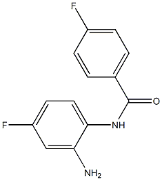 N-(2-amino-4-fluorophenyl)-4-fluorobenzamide 구조식 이미지