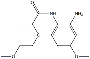 N-(2-amino-4-methoxyphenyl)-2-(2-methoxyethoxy)propanamide 구조식 이미지