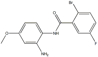 N-(2-amino-4-methoxyphenyl)-2-bromo-5-fluorobenzamide Structure