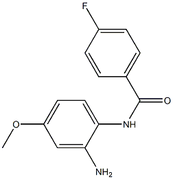 N-(2-amino-4-methoxyphenyl)-4-fluorobenzamide 구조식 이미지