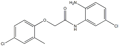 N-(2-amino-5-chlorophenyl)-2-(4-chloro-2-methylphenoxy)acetamide Structure